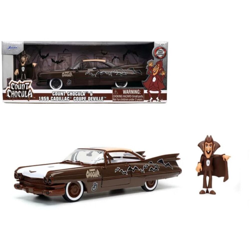 Jada Toys - 1:24 '59 Cadiallac Coupe Deville with Count Chocula Figure